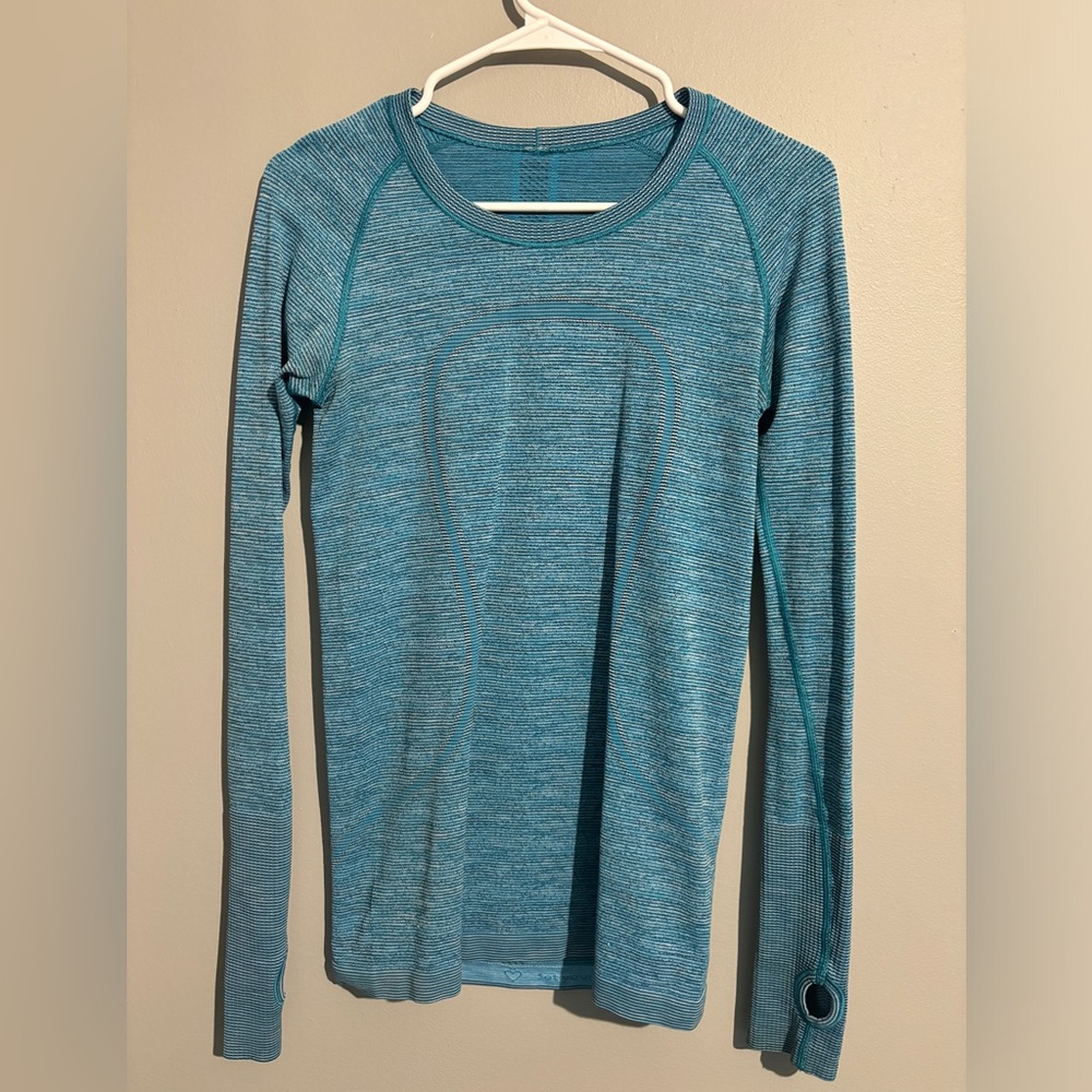 Lululemon athletica blueish teal swiftly tech DISCONTINUED COLOR